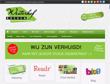 Tablet Screenshot of boekhandelwesterhof.nl